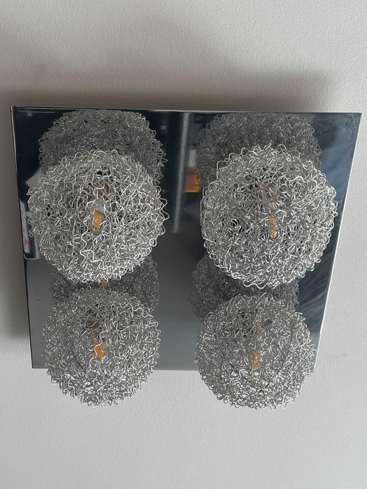 Iluminação/Candeeiro de teto_inox_ conj de 2