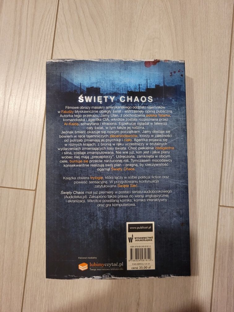 Książka "Święty chaos " Cezary Harasimowicz