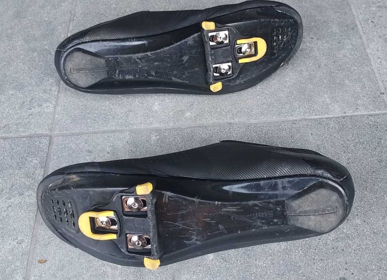 Komplet SPD SL szosowy - Buty Shimano RC1, Pedały R550, Bloki Shimano
