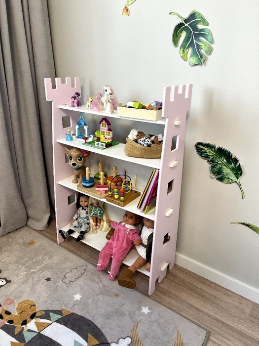 Дитяча поличка для іграшок стелаж для іграшок будинок для іграшок