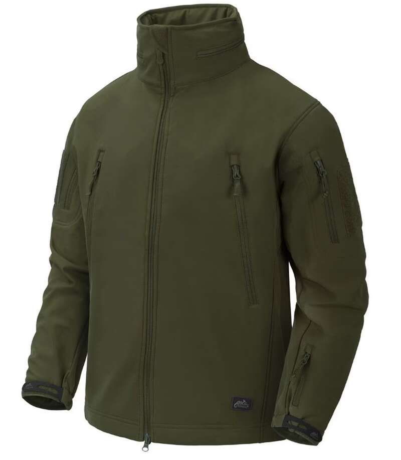 Куртка helikon gunfighter jacket soft-shel олива