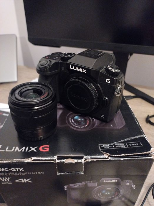 Aparat fotograficzny Lumix G7 DMC-G7K Panasonic bezlusterkowiec