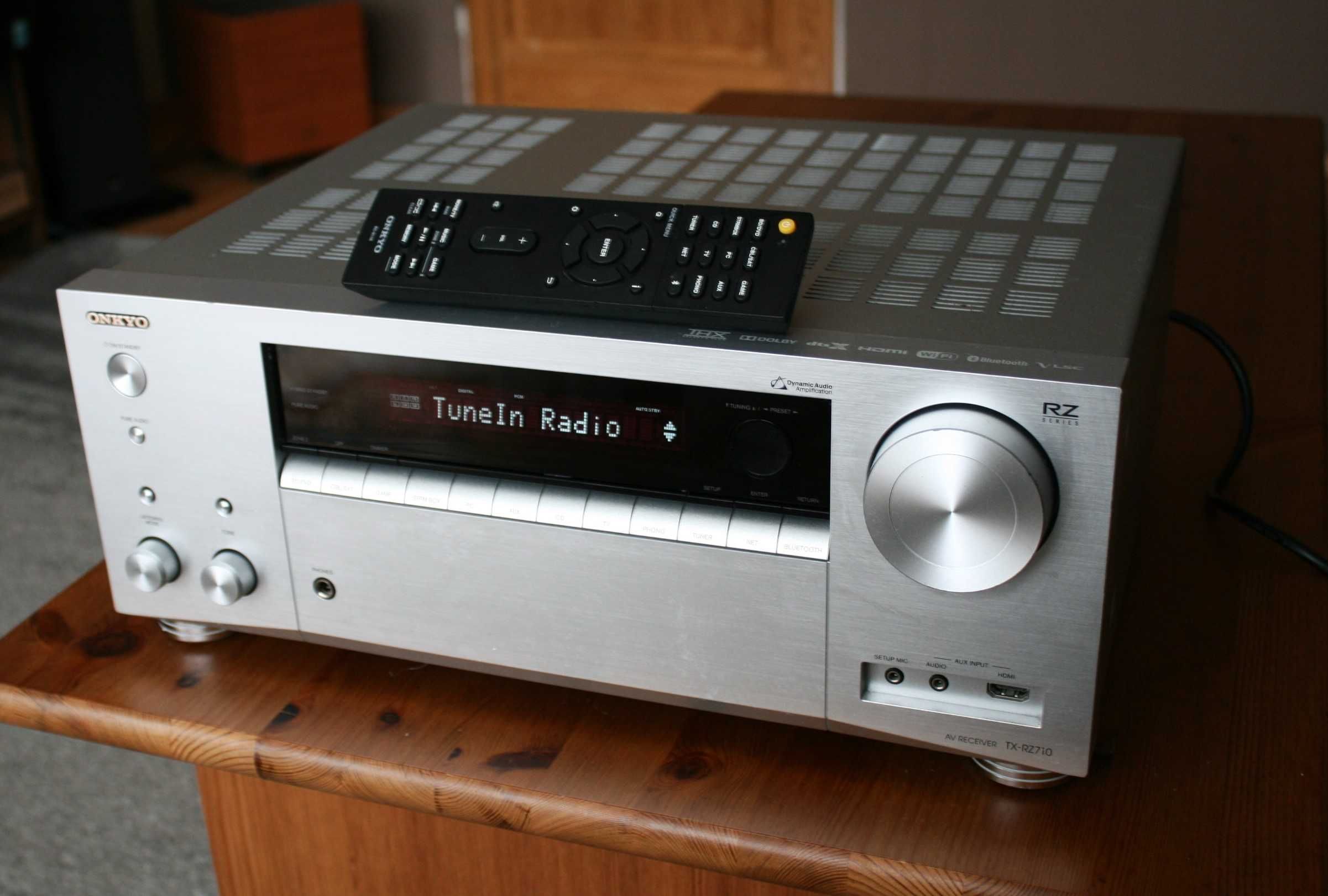 Nowoczesny amplituner Onkyo TX-RZ 710 wzmacniacz BLUETOOTH WiFI