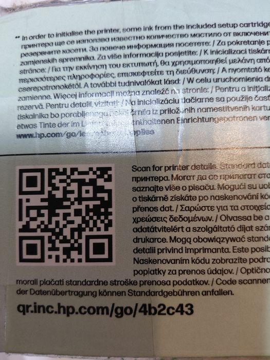 Drukarka hpDeskJet2820e