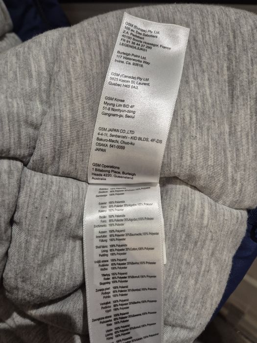 Nowa kurtka parka na 164cm BillaBong chłopieca