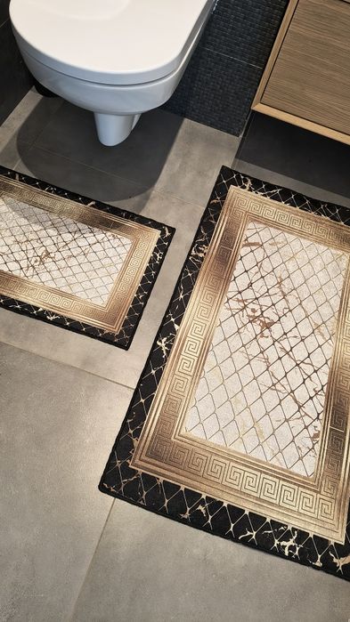 Dywaniki chodniczki łazienkowe komplet antypoślizgowy 2częściowy