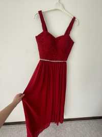 Vestido de cerimónia vermelho