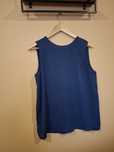 Blusa Azul escuro, tam S, Mango