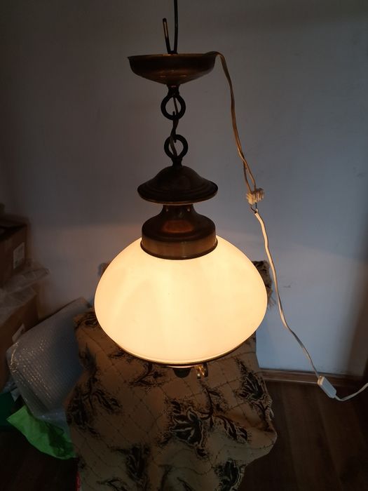 Stara lampa wisząca żyrandol