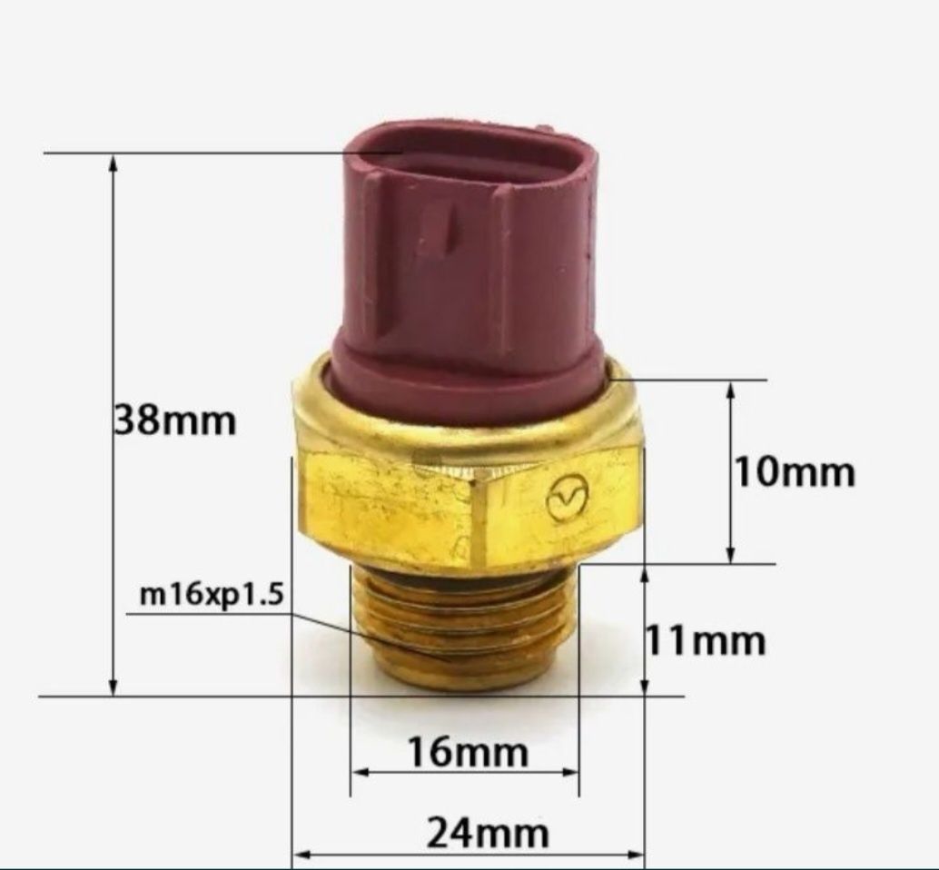 Czujnik chłodnicy wentylatora 88 stopni m16x1.5 cf moto x8 800 quad