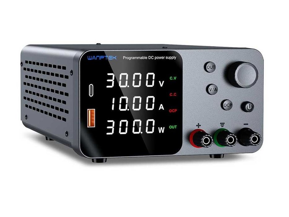 Wanptek TPS301 30В 10А 300W USB Type-C Лабораторний блок живлення
