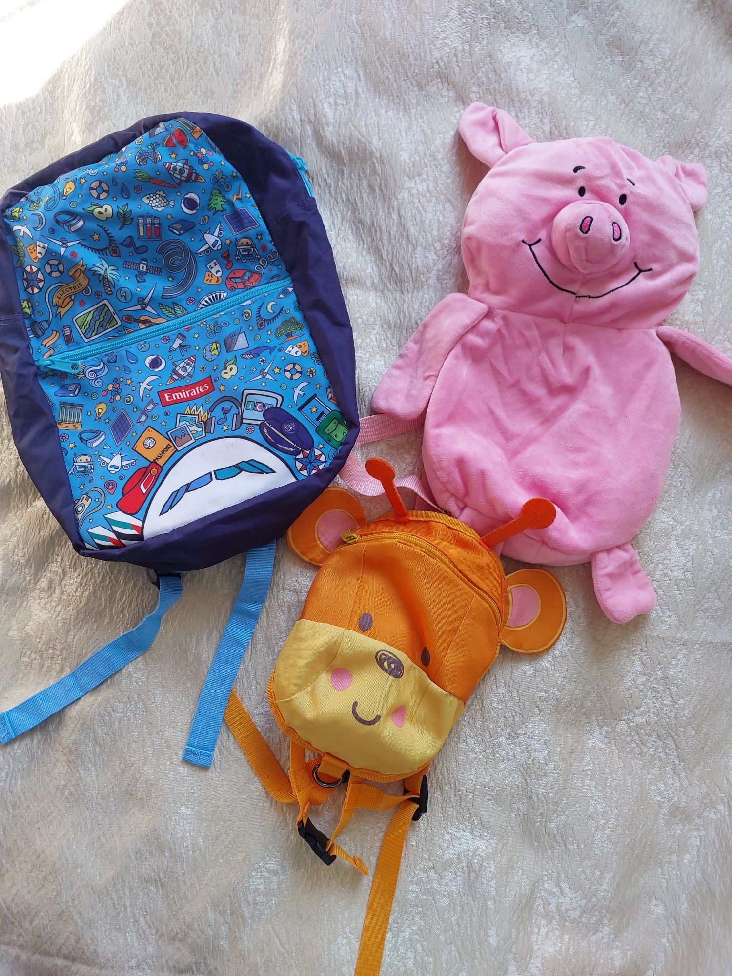 M&S Percy Pig детский рюкзак/сумка/плюшевая мягкая игрушка