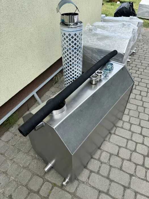 Piec do basenu, balii ogrodowej, duży, wydajny 100 cm dlugości