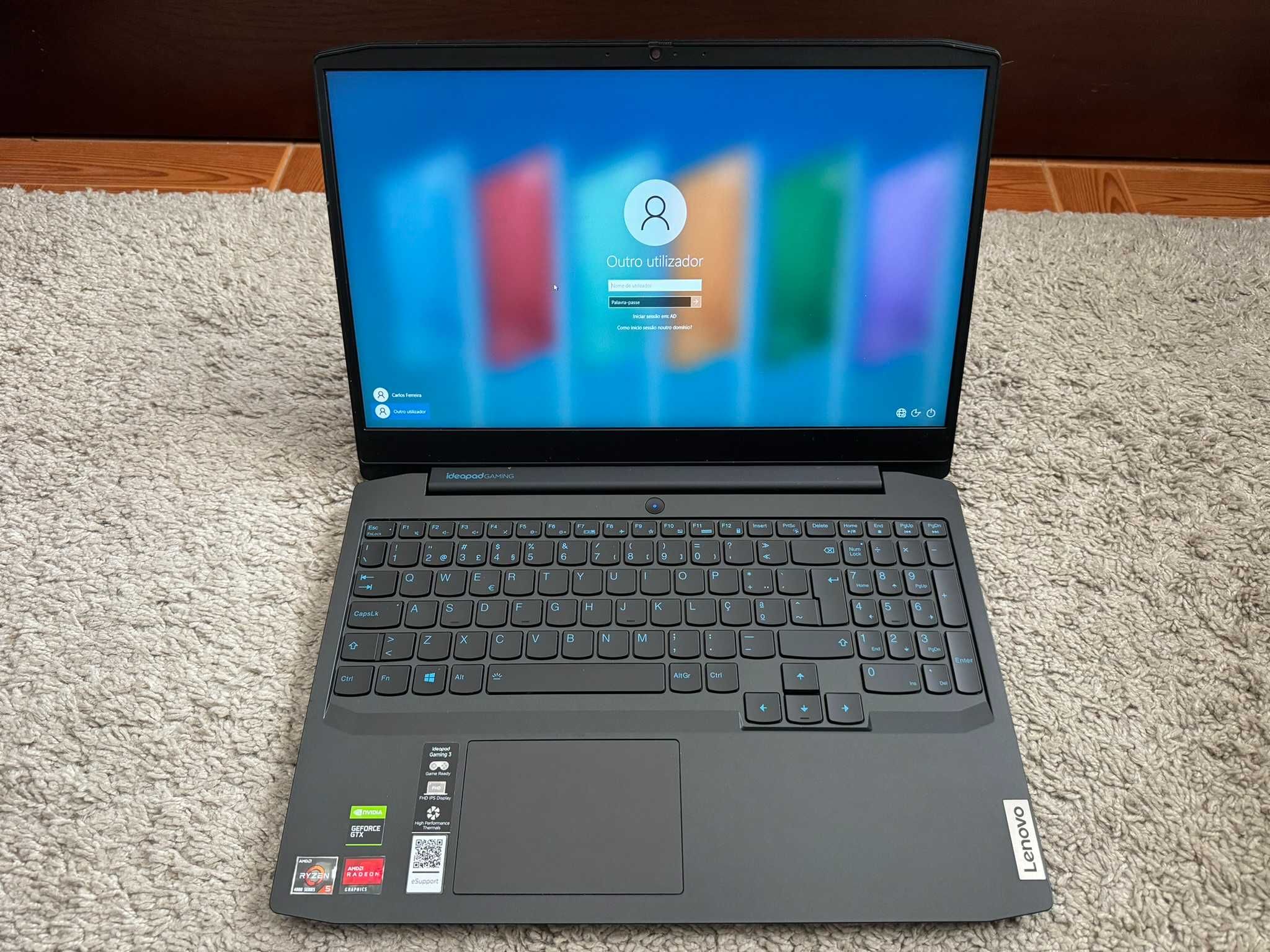 Portátil Lenovo IdeaPad Gaming 3 (AMD Ryzen 4600H/16Ram/GTX 1650Ti)