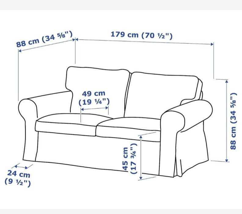 Ikea EKTORP - pokrowiec na kanapę.