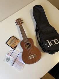 ukulele soprano Be Joe FZU-06S + etui + nowe struny