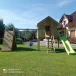 Plac zabaw dla dzieci,Domki,huśtawka Dostępny ,,od ręki,,