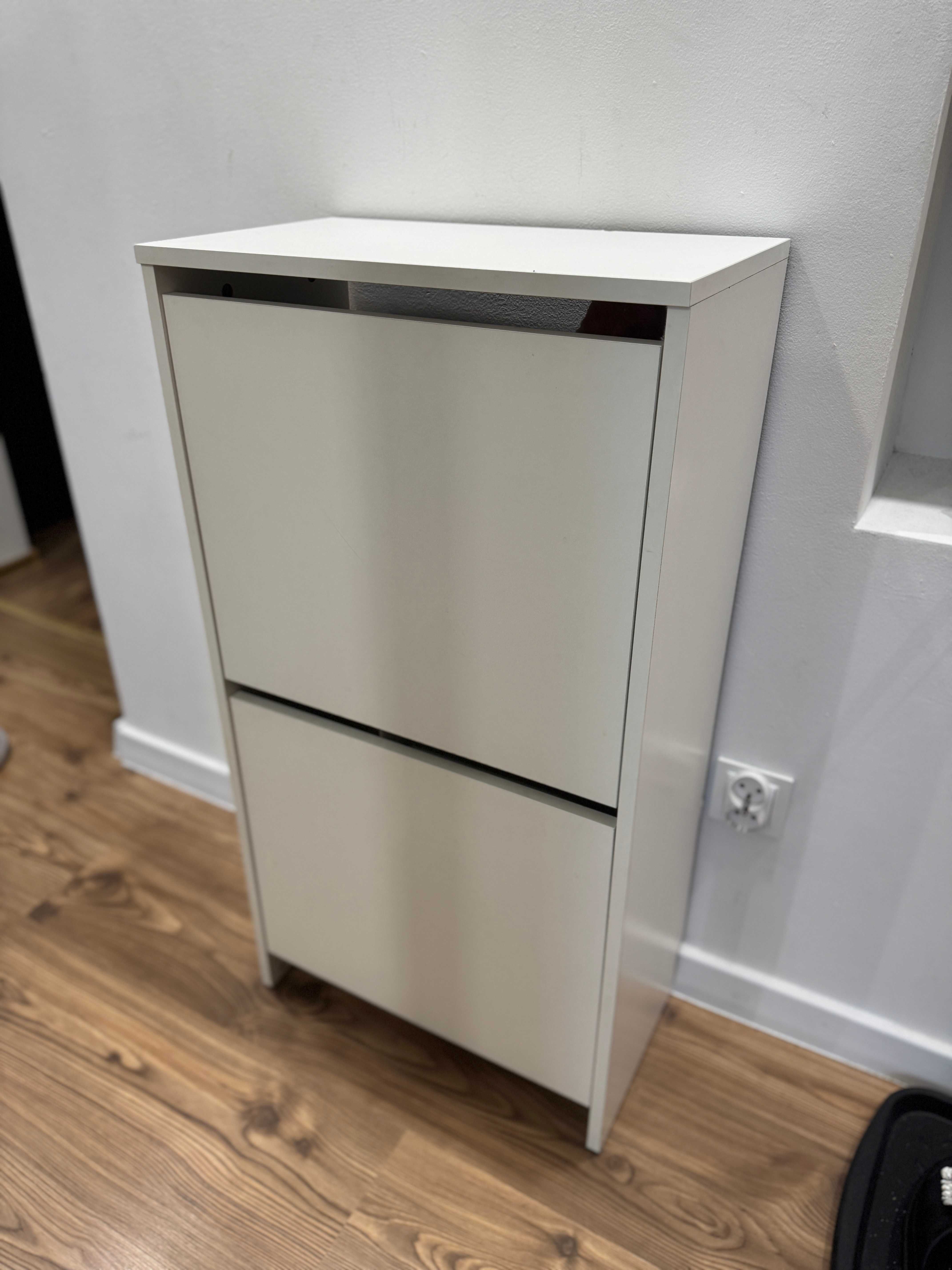 Szafka na Buty - IKEA Bissa - biała - Mała i POJEMNA - 8 par