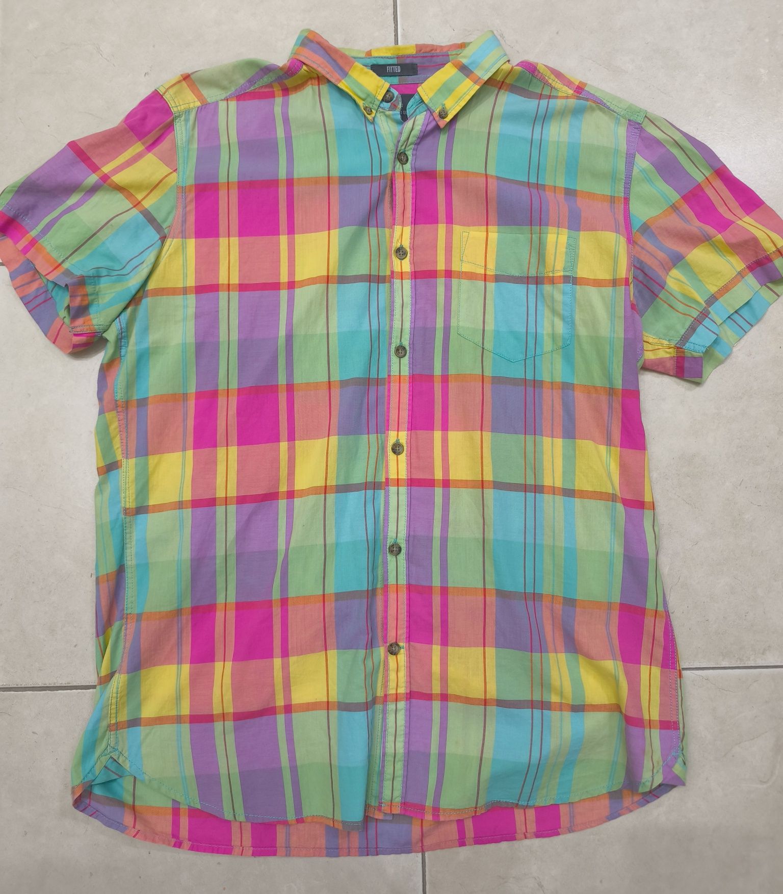 Camisa  Xadrez Colorida da H&M