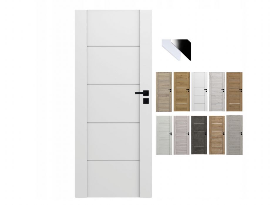 Drzwi wewnętrzne Pegasus Windoor BIAŁY szybki Przylgowe Bezprzylgowe