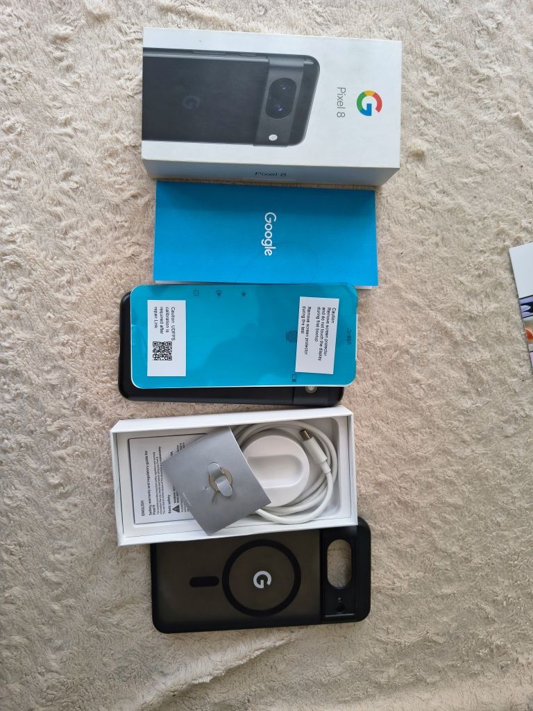 Google Pixel 8 android 16 gwarancja 2027 kaplet jak nowy okazja