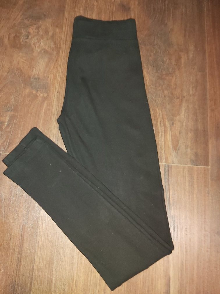 Legginsy ZARA S czarne spodnie obcisłe