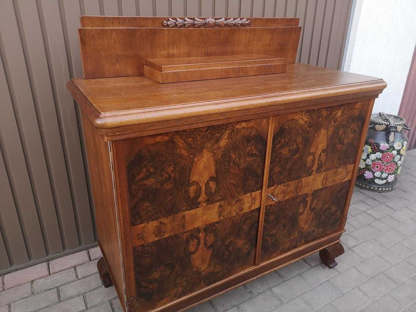 Komoda Pomocnik ART-DECO Orzech-Dąb Stara Antyk Po Renowacji.