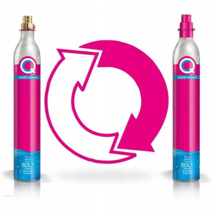 Naboje do saturatorów typu Quick Connect  Co2 wymiana