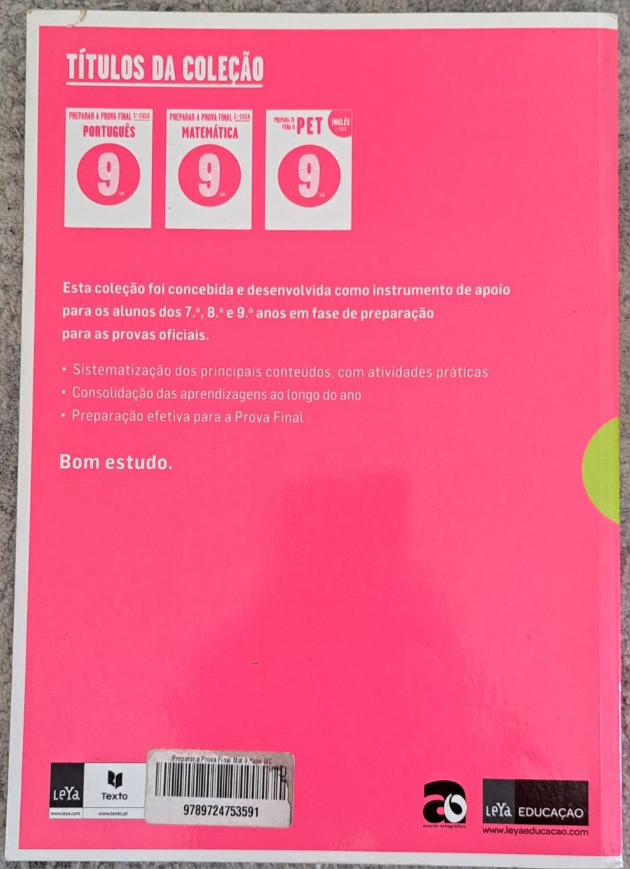 Livro exercícios matemática