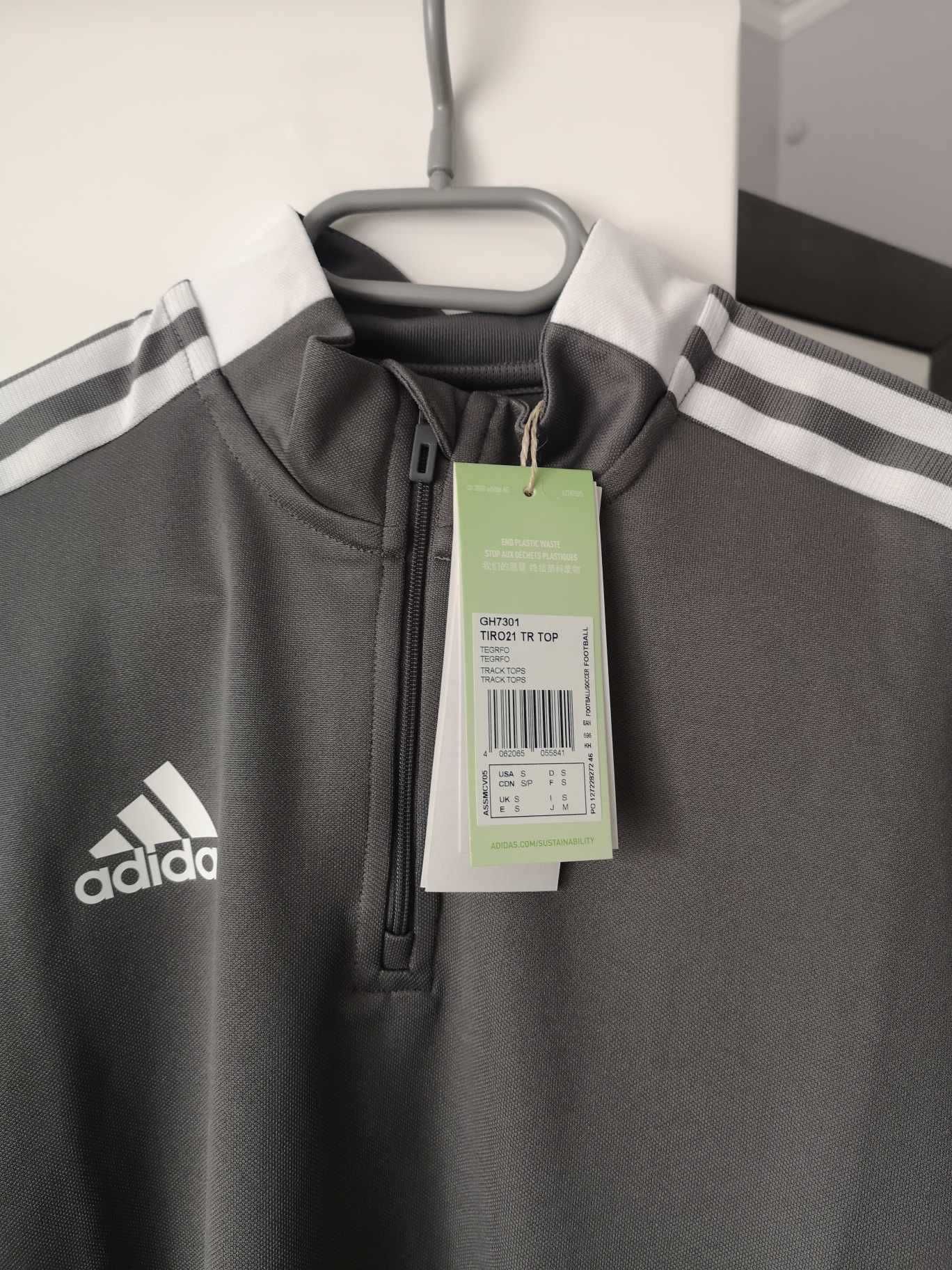 Bluza treningowa Adidas Tiro21 rozmiar S szara