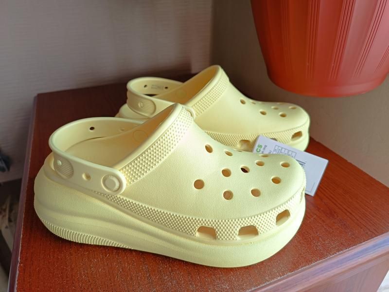 Crocs classic crush сабо женские крокс, оригинал