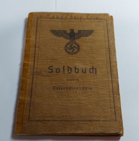 Soldbuch completo ORIGINAL Alemanha nazi-suástica