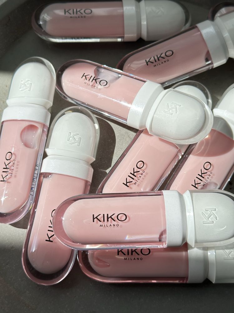 Блиск KIKO рожевий/прозорий