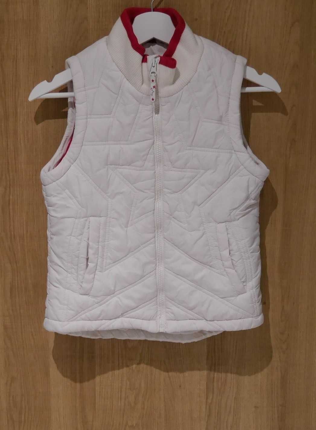 H&M kurtka bezrękawnik 2 w 1 odblaski 140