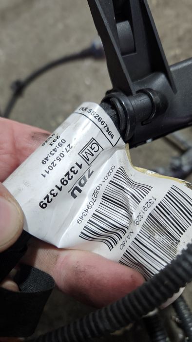 Instalacja wiązka silnika A20DTH 2.0 cdti opel astra j IV 4 automat