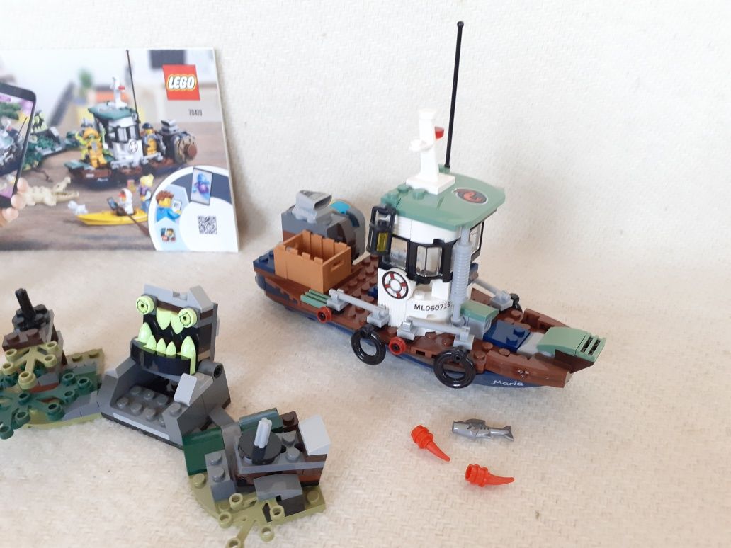 Lego Hidden Side 70419 - Wrak łodzi rybackiej