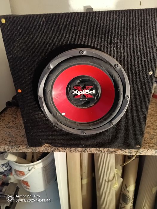 Subwoofer  e coluna