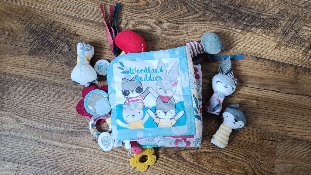 Woodland buddies Smyk smiki pierwsza książeczka sensoryczna