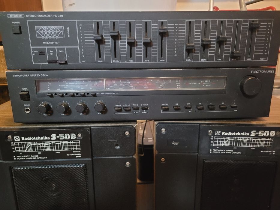 Equalizer brigmtin Diora fs 042, Unitra amplituner delta  AWS 303