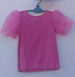 T-shirt Zara manga tule