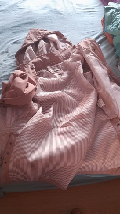 casaco cor de rosa