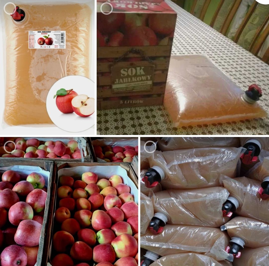 Naturalne soki jablkowe