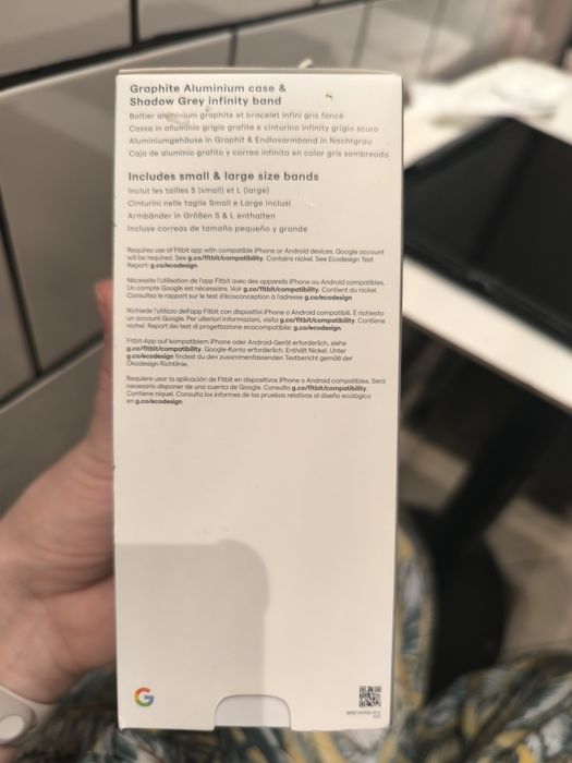 Fitbit Sense 2 — Novo, Selado, Original (Sem Fatura)