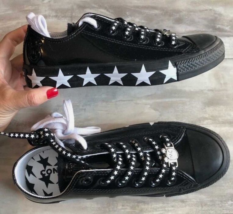 Converse X Miley Cyrus Chuck Taylor CZARNE