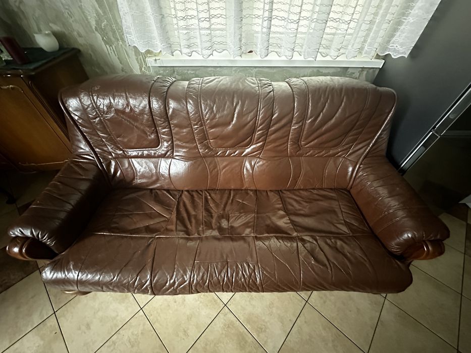 Zestaw sofa + dwa fotele *DĄB*