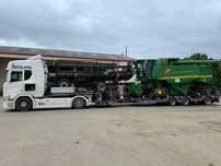 Scania R450 Emtech NN3 2023 ROK Niskopodwozie Oś Podnoszona Skrętna Waga Odstępstwo  mulda + rozciągana + poszerzenia  Uchwyty pod kontenery