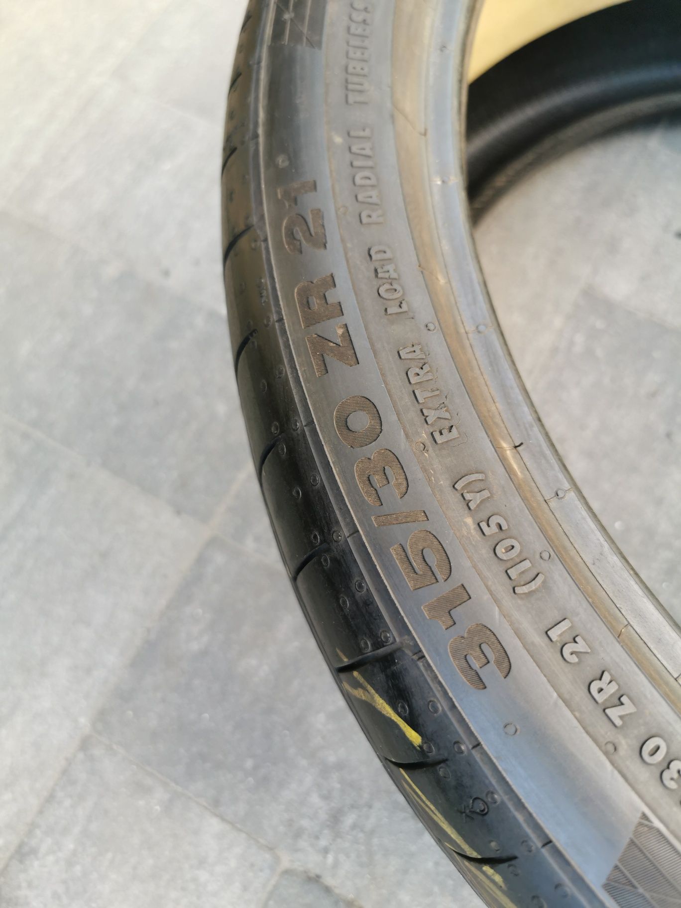 Разноширокие шины 275/35 R21 315/30 R21 Continental Sport contact 5
