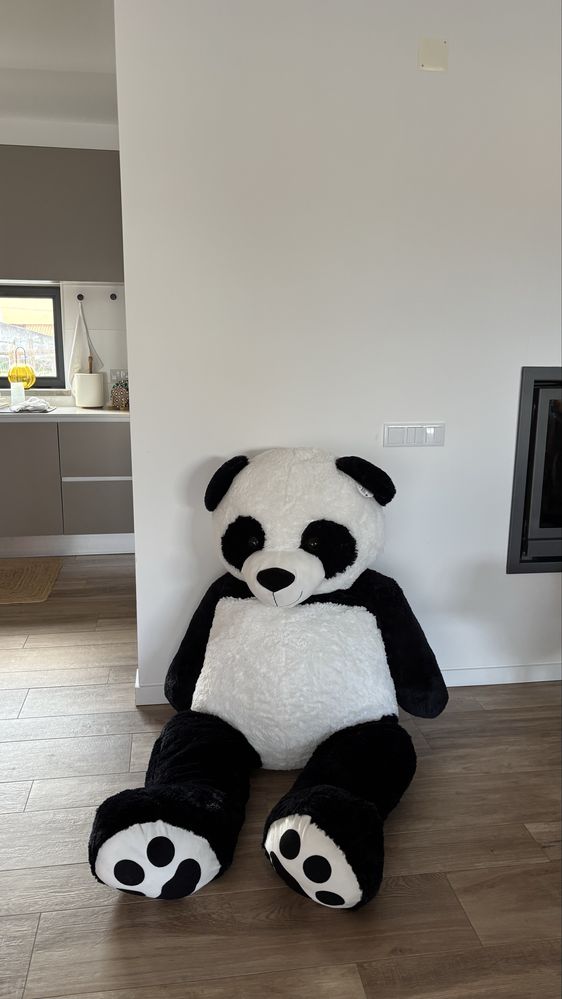 Peluche Panda 180cm com etiqueta