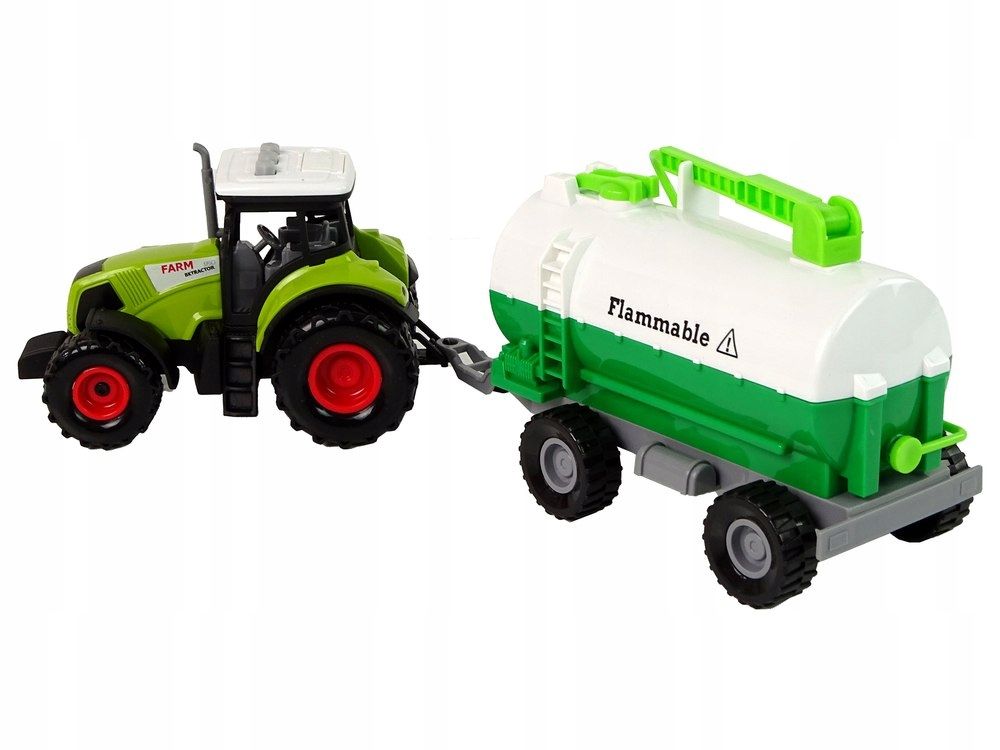 Traktor dla Dzieci z Przyczepką Cysterna Autko Far