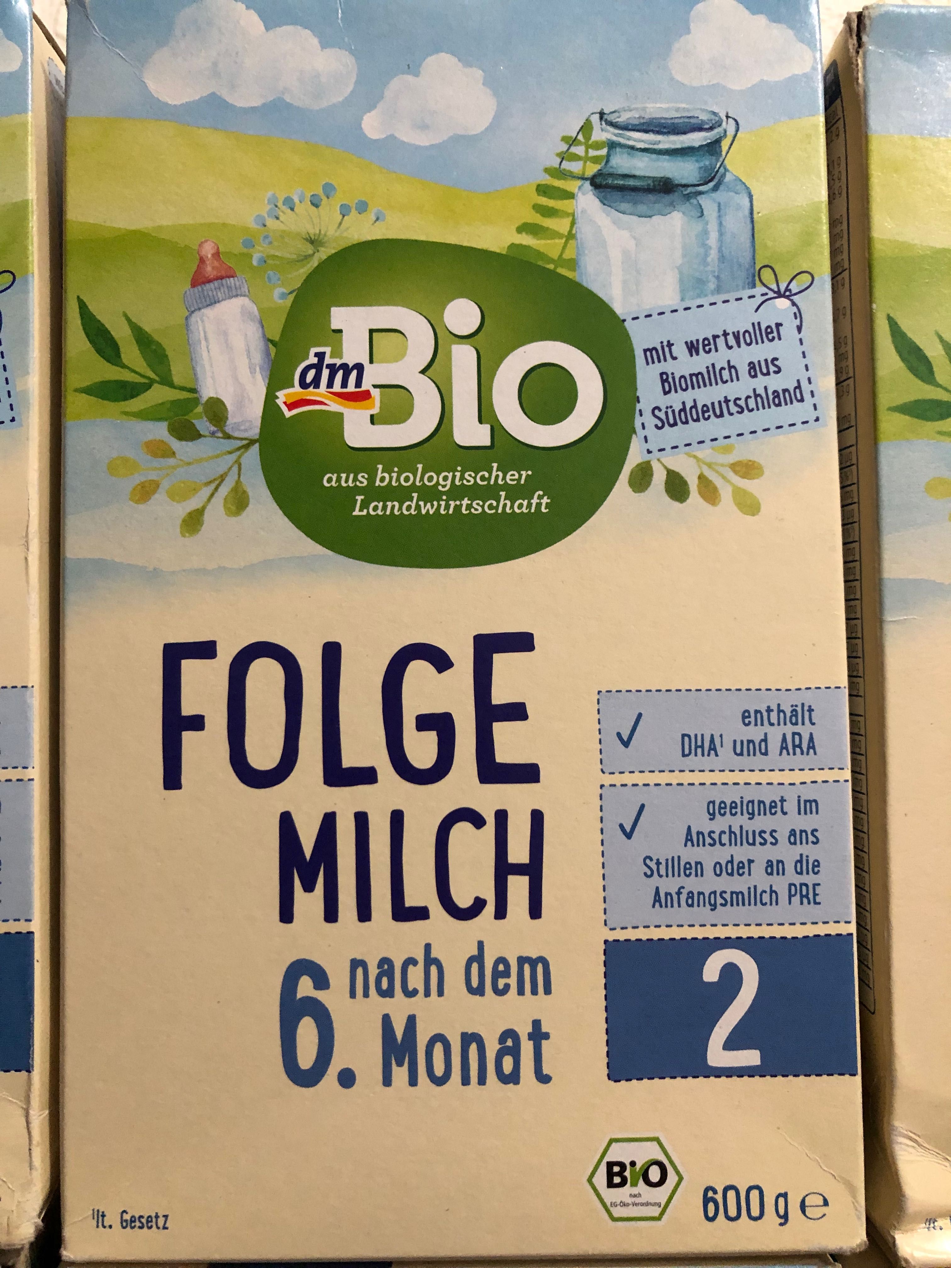 Смесь dm Bio 2 суміш Folge Milch для детей от 6 месяцев